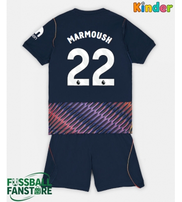 Tottenham Hotspur Omar Marmoush #22 Replik Auswärtstrikot Kinder 2026-27 Kurzarm (+ Kurze Hosen)